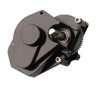 Metal Complete Gearbox Transmission Gears Set Gear Box For Axial For SCX24 1/24 RC Crawler Car Upgrade Parts Accessories(Schwarz)