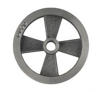 Metal Compressor Belt Pulley Machine Head Single Groove Fit for Various Models (A)