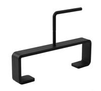 Metal Concrete Fence Post Panel Clips Mounting Bracket Aluminum Security Clamp For Standard 4 Inch Column With C-Buckle L-Stud Black 3 x 1 Inch