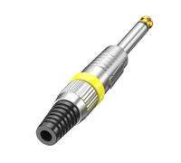 Metal Connector 6.35mm Male Adapter With 24K Gold Contacts Secure Screw Design For Event Broadcasting Reinforced Male Adapter For Guitar/Mic Connection