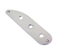 Metal Control Plate Electric Guitar Ge214 Tl Style | Silver Finish, Three-hole Bridge Design, Replacement Part for Jb Guitar, Lightweight Metal Construction