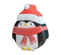 Metal Cookie Tins Reusable | Empty Candy Storage Tinplate Kids Family Cake Snack Chocolate Jewelry Party Holiday Birthday Year 2 Cup Containers with Lids (C, 14.5x11x5cm)