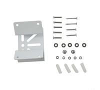 Metal Corner Mount Bracket for PTZ Camera, Compatible with 360 Floodlight Cam and Ring Floodlight Cam, White Outdoor Indoor Wall Mount for Security Cameras, 3.23 x 2.55 x 2.36 inch