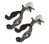 Metal Cowboy Spurs Western Riding Equipment Professional Adjustable Fit Equestrian for Riding Training Riders Women Fashion Lovers
