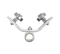 Metal Crane Accessories - Flange Track Pulley, Precision Ball Bearing, High Load Wire Rope That Stops Towing, Non-Marking , A Maintenance-free Wheel for Bearing Machines