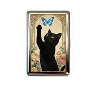 Metal Credit Card Holder Slim Signal Blocking Vintage Box