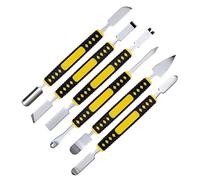 Metal Crowbar 6-Piece Set Mini Metal Pry Bar Tool Electronic Repair Tools for Cellphone Mobile Phone Tablets Laptop Electronics Device