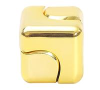 Metal Cube Fidget Toy-2.8cm Metal Gear Cube Spinner, Pocket-Sized Hand Spinner, Gadget, Portable Mini Focus Toy | Calming Toy for Adults and Teens