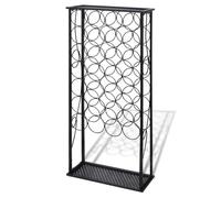Metal Cubic Wine Storage Wine Rack Wine Stand Display Organizer 28 Bottles