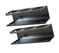 Metal Cup Organizer for Small Kitchens Three Slot Wall Holder, A