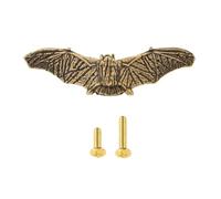 Metal Cupboard Hardware in Elegant New Chinese Retro Design Bat Theme Strong Finish Comfortable Use for Prosperity Gift Eastern