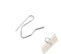 Metal Curtain Hooks 60 Pack - Heavy Duty Zinc Window Curtains Pins,for Curtains Shower Curtain Accessories