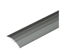 Metal cuttable Transition Strip, Decorative Strip on The Edge of Wood Floor(Gray)