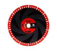Metal Cutting Diamond Blade 7"- BRSCHNITT 180mm All-Purpose Diamond Saw Blade for Rebar Sheet Metal Angle Iron Stainless Steel Concrete.