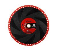 Metal Cutting Diamond Blade 9"- BRSCHNITT 230mm All-Purpose Diamond Saw Blade for Rebar Sheet Metal Angle Iron Stainless Steel Concrete.