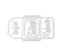 Metal Cutting Dies 3D Envelope Cutting Dies Craft Die Cut for Scrapbooking Photo Festival Decoration Die Cuts for Scrapbooking
