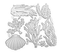 Metal Cutting Dies 3D Sea Creatures Cutting Dies Craft Die Cut for Scrapbooking Photo Festival Decoration Die Cuts for Card Making Scrapbooking on