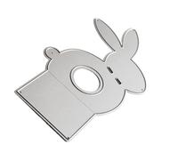 Metal Cutting Dies Easters Rabbits Die Cut Templates Embossing Stencils for Album Scrapbooking Paper Decoration Easters Rabbits Cutting Dies Carbon Steel Metal Die Cut for Paper Decoration