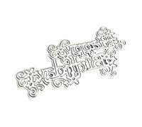Metal Cutting Dies Happy Birthday Die Cuts Embossing Template for Scrapbooking Gift Card Making Furniture Decoration for Card Making