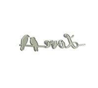 Metal Cutting Dies Love Birds Die Cut Templates Molds Embossing Stencils for Album Scrapbooking Paper Decoration Love Birds Cutting Dies Artist Metal Die Cut for Paper Album Cards Decoration
