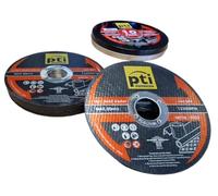 Metal Cutting Discs 115mm x 1.0mm x 22.23mm 10pcs, Cut Metal, Stainless Steel, Steel and Non-Ferrous Metals, Angle Grinder Use, Flap Discs, 10-Pack Tin