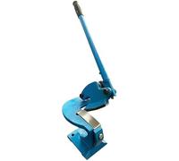 Metal Cutting Shear, Throatless Bench Cutter for Precision Plate Cutting, Multi-Purpose Industrial Handheld Tool with Curved Blade for Shearing