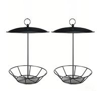 Metal Cylinder Feeder, Backyard Bird Watching Gear, Intended For Outdoor Bird Feeding Stations With Emphasis On Soundness And Functional Layout(2-piece)