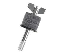 Metal Cymbal for STACKER for Hi Hat Clutch - Double Layer Percussion Accessory with Thickened Felt, Compatible with for JAZZ Drum Set, 10 cm Silver and Black