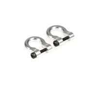 Metal D-ring Tow Hook Shackle Compatible with 1/10 Scale RC Crawler Compatible With TRX6 90046 Upgrade Parts Trailer Recovery Accessory(Silver)