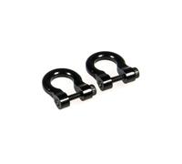 Metal D-ring Tow Hook Shackle Compatible with 1/10 Scale RC Crawler Compatible With TRX6 90046 Upgrade Parts Trailer Recovery Accessory(Black)