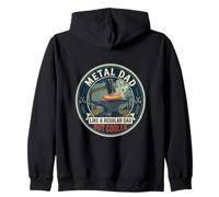 Metal Dad Blacksmith Forge Metalworking Workshop Fathers Day Zip Hoodie