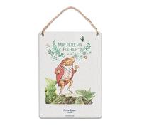Metal Dangler Sign (65 x 90 mm) - Beatrix Potter - Mr Jeremy Fisher