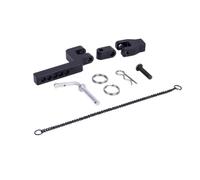 Metal Decabyte Hitch Mount Tow Hook Trailer Hitch Accessories 1 10 Scale RC Crawler Car TRX6 Red Compatible With Automotive Motorcycle Parts(Trailer hook 02)