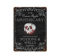 Metal Decoration for Garden Halloween Poster,Halloween Sign,Halloween Decor,Apothecary Sign - Apothecary Halloween Print,Halloween Sign Metal Sign Home Decor Tin Signs Wall Art 8x12 inch