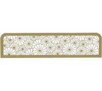 Metal Decorative Dividers for Dining Areas, Hollow Out Partitions, Office Desk Divider, Low Screen, 30cm Height, Ideal for Privacy and Space Definition