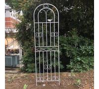 Metal Decorative Garden Fence, Heavy Duty Rustproof No Dig Folding Fence, Landscape Fencing for Flower Bed and Animal Barrier