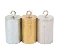 Metal Density Blocks Copper Iron Aluminium Cylinders Set for Density Investigation Experiment Laboratory School