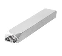Metal Design Stamps Electroplated Carbon Steel, Steel-Made Metal Stamp Jewelry Stamping Kit DIY Art Punch for Leather Wood(Figure4)