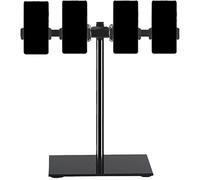 Metal Desk Organizer for Cell Phones, Multi-Device Management Rack, Durable Storage Holder for Offices and Homes