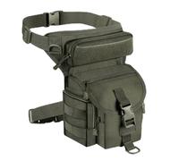 Metal Detecting Bag, Metal Detecting Waist Bag, Drop Leg Bag, Waterproof Metal Detector Tool Bag, for Outdoor Metal Detector Accessory (Green)