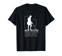 Metal Detecting Boy Relic Hunting Detectorist Treasure Hunt T-Shirt
