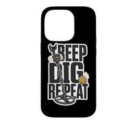 Metal Detecting Detectorist Treasure Hunter Gift Case for iPhone 14 Pro