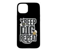 Metal Detecting Detectorist Treasure Hunter Gift Case for iPhone 15 Plus