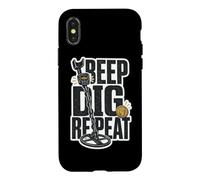 Metal Detecting Detectorist Treasure Hunter Gift Case for iPhone X/XS