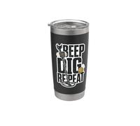 Metal Detecting Detectorist Treasure Hunter Gift Stainless Steel Insulated Tumbler