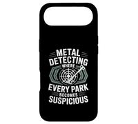 Metal Detecting Every Park Becomes Suspicious Dirt Fishing Case for iPhone Air