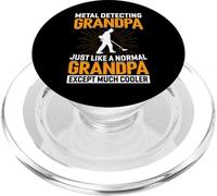 Metal Detecting Grandpa Just Like A Normal Grandpa Except PopSockets PopGrip for MagSafe