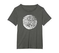 Metal Detecting Hammered Coin T-Shirt, Women's Plus, Asphalt Grey, 4X