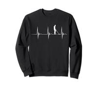 Metal Detecting Heartbeat Detector EKG Pulse Relic Hunter Sweatshirt