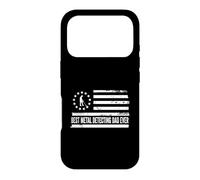 Metal Detecting Metal Detector US American Flag Patriotic Case for iPhone 17 Pro